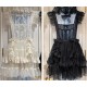 Cat Romance Cellophane Candy Wrapper Antique Short and Long Overdress Skirt and Apron(4th Reservation/2 Colours/Full Payment Without Shipping)